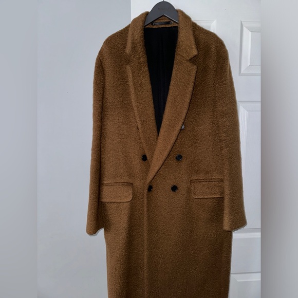 Allsaints Campo Wool Coat - Size 42/ XL - Picture 3 of 8